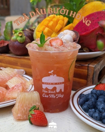 Trà Dâu Bưởi Hồng Size L